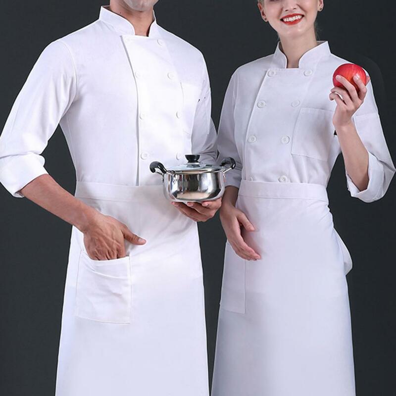 Giacca da cuoco alla moda uomo donna camicia da cuoco abbigliamento da pasticceria uniforme da ristorante leggera
