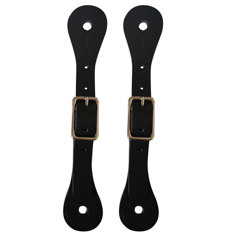 2Pcs Western Protective Spur Strap Adjustable Boot Straps Single Ply Spur Straps For Boots Western Women Men Horse Riding