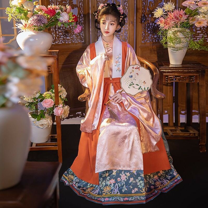 Disfraz de Han Saibei Zhaoming para mujer, Chaqueta larga con cuello levantado, vestido diario Nuevo