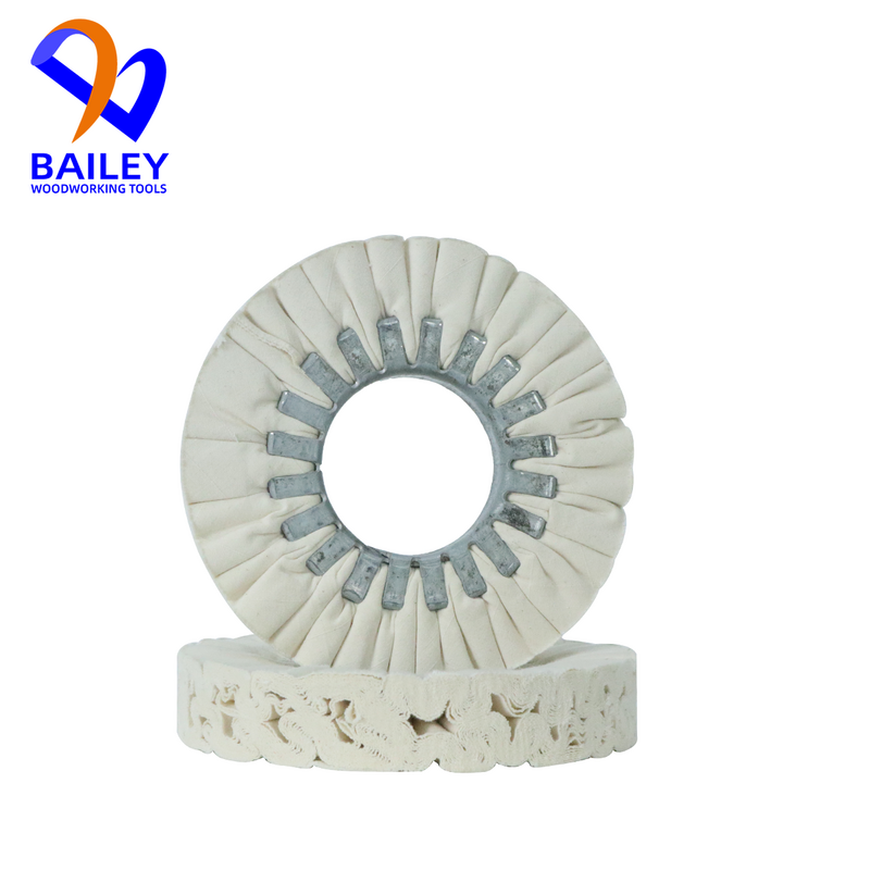 BAILEY-Roda lustradora para borda, polimento de núcleo de ferro, ferramenta para madeira, alta qualidade, BW012, 150x60x20mm, 5 peças