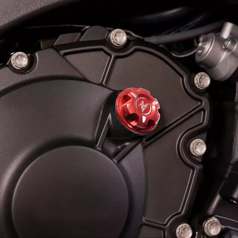 Per Kawasaki Z300 2015-2021 coperchio di riempimento della vite del bullone del tappo dell'olio motore del motociclo