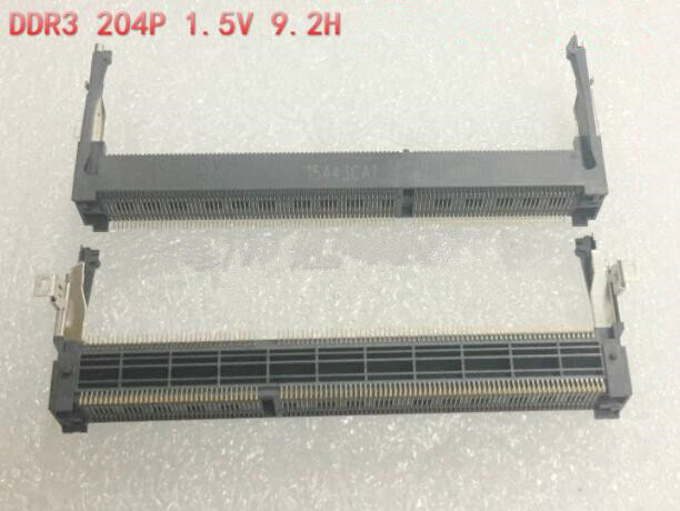 جديد DDR3 204 P 204 دبوس 1.5 فولت 9.2H فتحة الذاكرة المقبس عكس الاتجاه 204pin 2 قطعة/الوحدة
