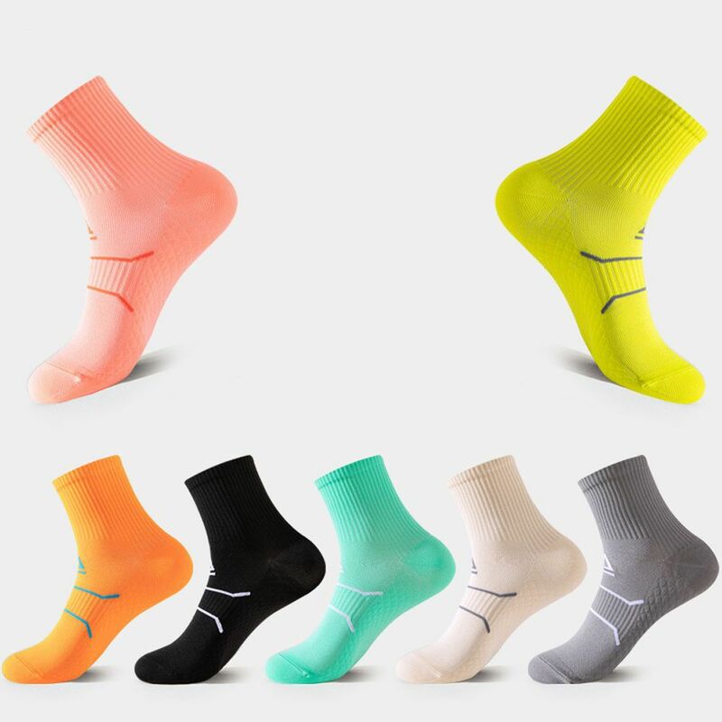 Professional Marathon Running Fitness Short Socks Women Men Sweat-absorbent Anti-friction Breathable Compression Quarter Socks