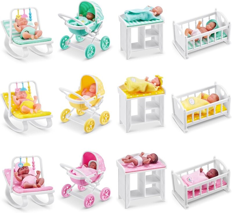 Boneka kejutan baru seri ZURU 5 kejutan 77548 hadiah liburan bayi Mini saya untuk anak-anak