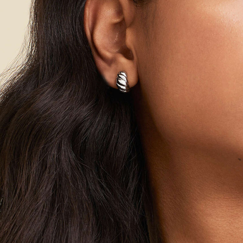 SUNIBI – petites boucles d'oreilles en acier inoxydable pour femmes, couleur or, cercles ronds simples, accessoires simples