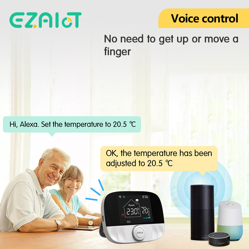 Smart tuya thermostat wifi rf drahtloser temperatur regler für gaskessel wasser heizung funktioniert mit alexa google home