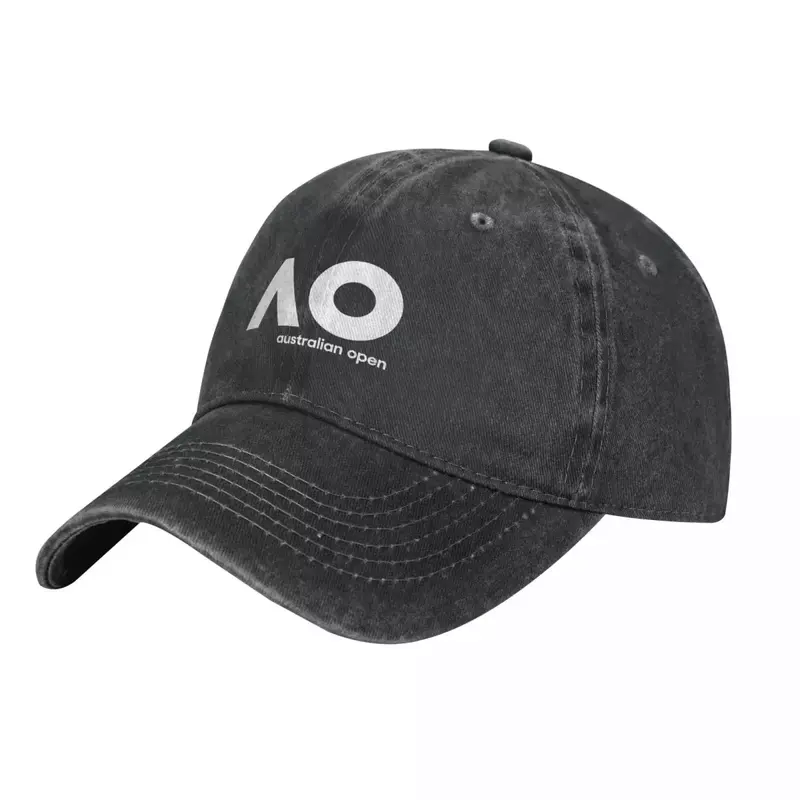 Topi koboi AO Terbuka Australia topi kustom topi olahraga topi matahari wanita pria