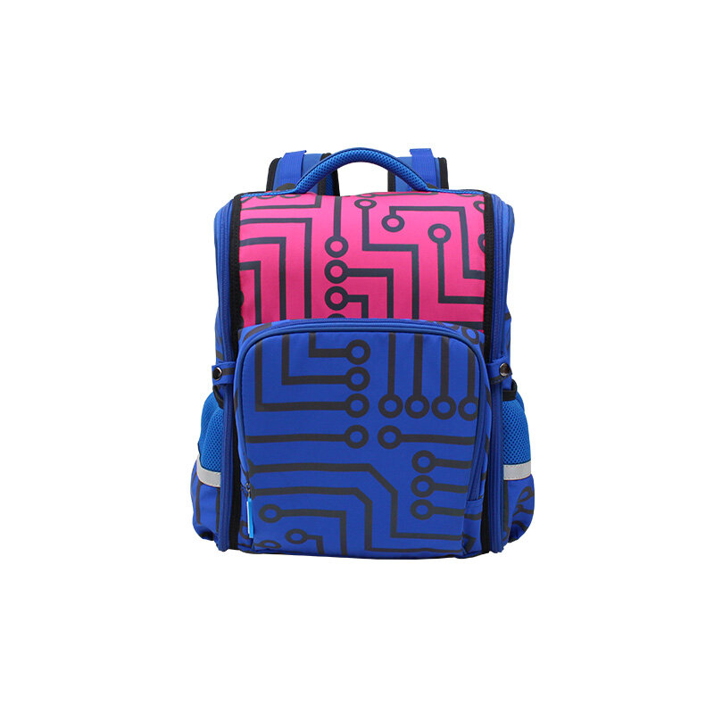 Lightweight spine protection backpack for boys and girls in grades one to three, reducing weight and carrying large capacity