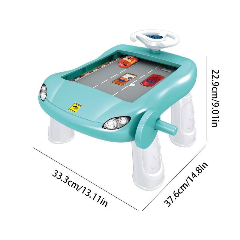 Kids Steering Wheel Simulation Toy Boy Driving Toys Musical Steering Wheel Toy Driving Racing Car Game With Sound For Boys And