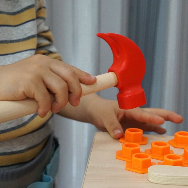 Vite Set di cacciaviti per bambini intelligenza abilità di base Montessori giocattoli educativi martello finta di giocare