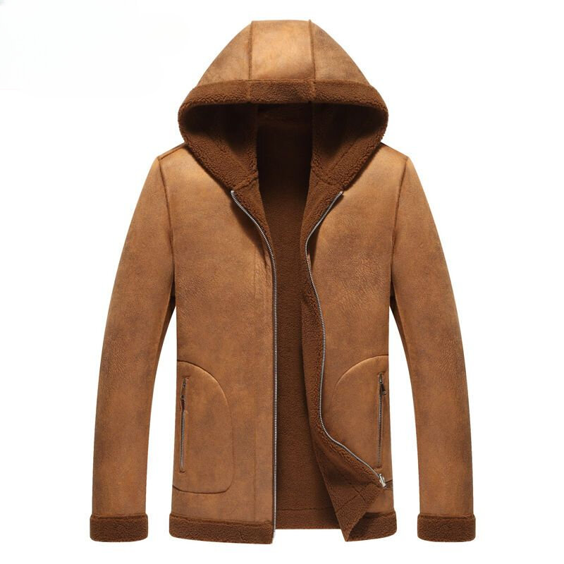 2024 New Korean Edition High end Double sided Wearing Hooded Warm Men's Fashion Jacket Cotton Coat Loose Winter Wear C33