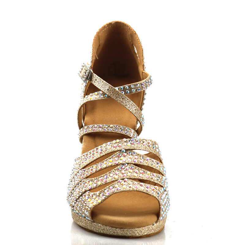 LOOGTSHON Latin water platform buty do tańca kobieta moda buty wysokie obcasy buty jazzowe obcasy dla dziewczynek damskie buty platformy...