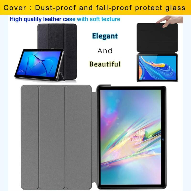 New 10.1 inch Tablets 2.5D Steel Screen Android 9.0 Tablet 3G/4G Phone Call 64GB ROM Bluetooth 4.0 Wi-Fi Tablet PC Luxury Gift