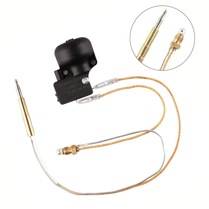 Tilt Switch Thermocouple Sensor Kit For Patio Heater Repair Length 350mm M8*1 Thermocouple Replacement Part