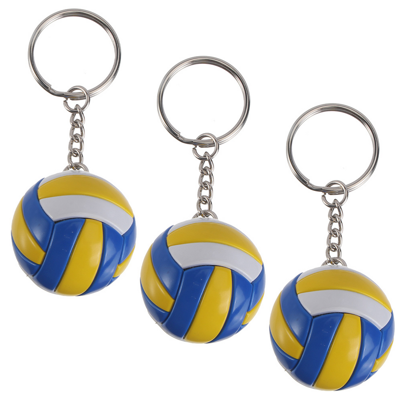 Chaveiro Simulação de Voleibol para Homens e Mulheres, Pingentes, Bola de Praia, Lembrança Esportiva, Presente para Jogadores