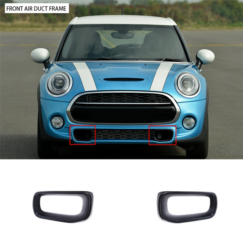 For MINI F55/F56/F57 2013-2016 Car Bumper Cover Front Air Duct Frame 1Pair 51117337809 51117337810