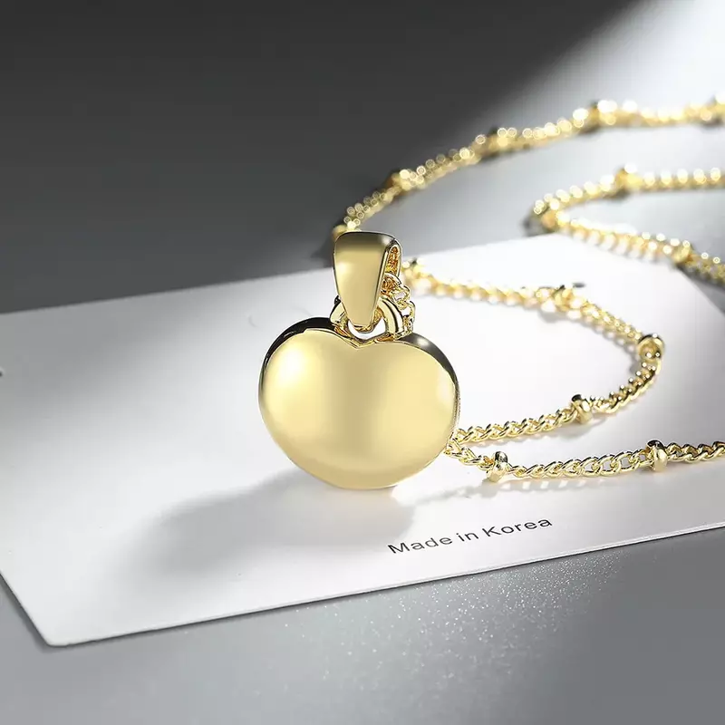 Lihong-collar de plata de ley 925 para mujer, colgante de amor Simple, joyería de lujo para fiesta, regalo de joyería de compromiso