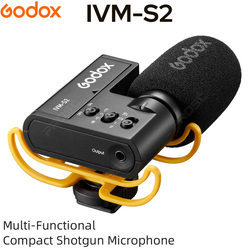 GODOX IVM-S2 gun-type microphone mobile phone micro SLR camera live recording interview condenser microphone