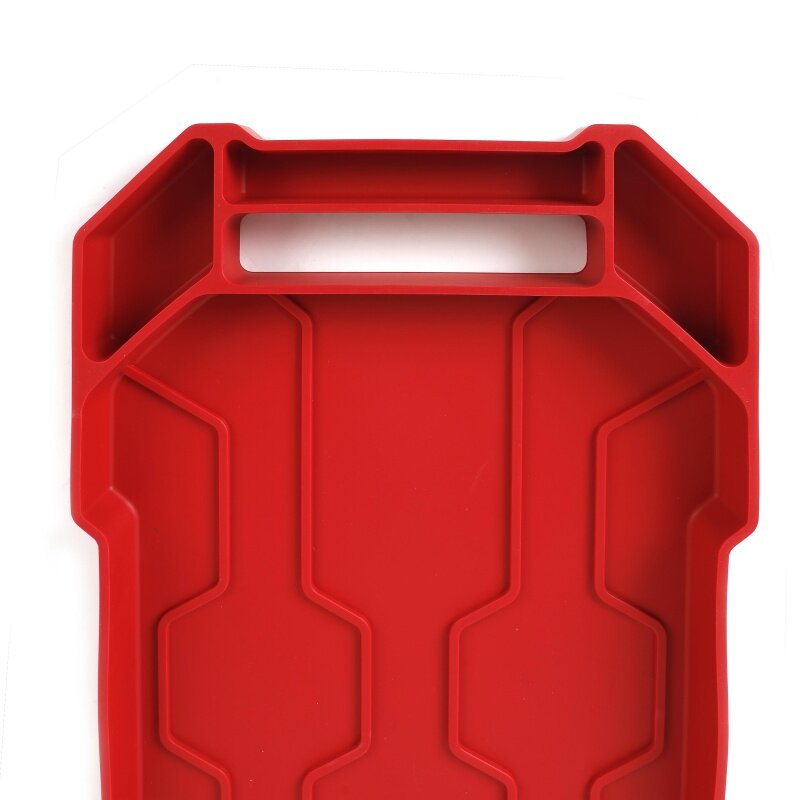 Hyper Tough-Silicone Ferramenta Organizador Bandeja, flexível, vermelho, uso automotivo, novo, 3 pcs