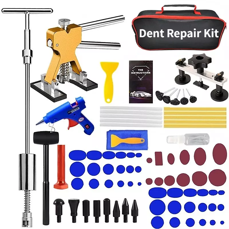 Profesjonalne narzędzia do naprawy wgnieceń w karoserii samochodwej Paintless Dent Repair Kit Auto Paintless Body Dent Remover Remover zestawy ściągacz wgnieceń dla samochodów