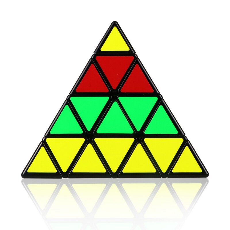 Qiyi MoFangGe 4x4x4 piramida kostka prędkości QIYI piramida 4x4 Puzzle magiczne 4x4 Puzzle piramida kostka zabawki edukacyjne dla dzieci