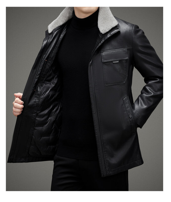 Mantel Bulu Bebek Putih 2022 Pria Musim Dingin 90% Jaket Bulu Hangat Mantel Musim Dingin Pria Mode Jaket Tebal Berkerudung Ukuran M-4XL YR219