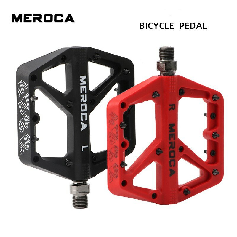 Pédale de vélo en fibre de nylon élargi Ultralight Seal Du Bearing BMX Mtb Accessoires de pédales de vélo