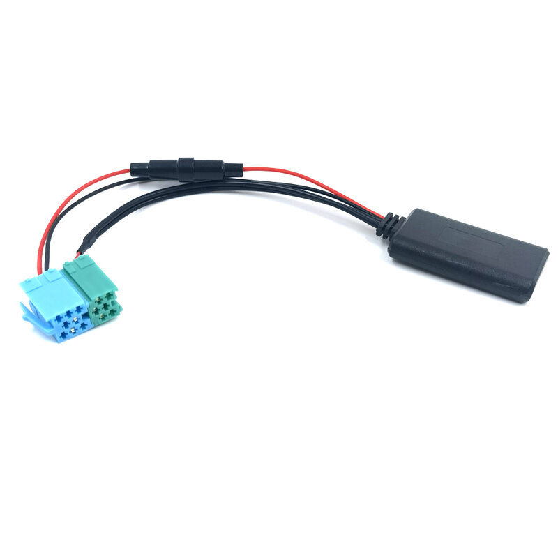 Biurlink-Mini Conector ISO para Renault Auto Rádio, Bluetooth 5.0, Aux Cabo Adaptador, Verde, Azul, 6Pin, 8Pin, Updatelist