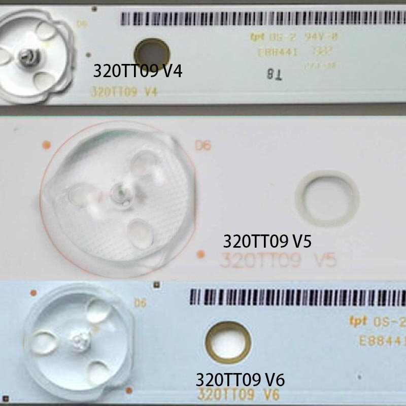 Tira de retroiluminação LED 2pcs para Philips 32PFG4109/78 32PFL3168H/12 32PHG4109/78 32PHH4109/60 32PHT4109/12 32PFL3178T/60 32PFK4109