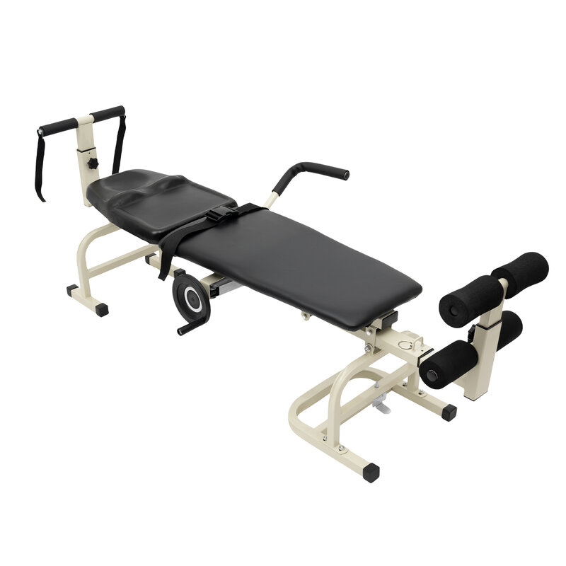 Folding Therapy Massage Bed Device Cervical Spine Lumbar Traction Body Stretching Table Lumbar Stretch Tool  for Cervical Spine