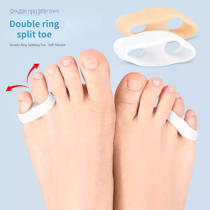อุปกรณ์แยกนิ้วเท้าขนาดเล็กสำหรับชายและหญิงอุปกรณ์แยกกระดูกเท้าขนาดใหญ่ปลอกนิ้วเท้าเล็ก