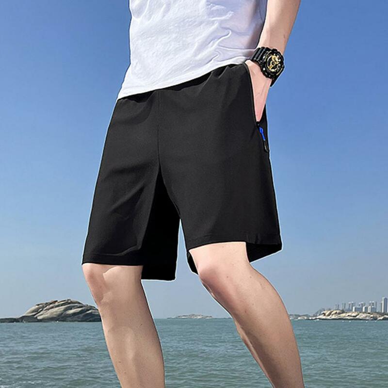 Sommer Herren Cargo Shorts Reiß verschluss taschen Stretch Shorts für Männer Outdoor Sport Laufs horts schnell trocknen Freizeit hose Herren Kleidung
