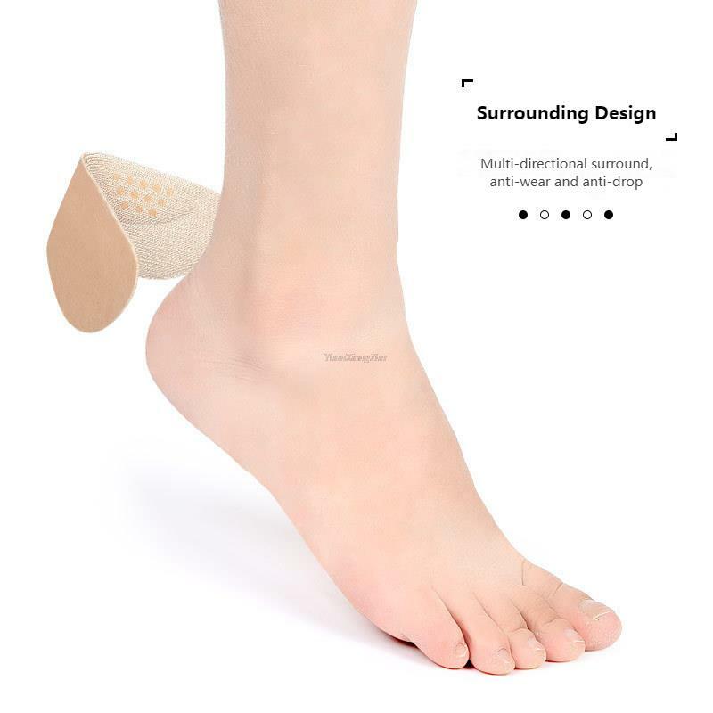 Protetores do calcanhar da sapata para sapatas das mulheres palmilhas anti-desgaste pés almofadas de sapato para saltos altos anti-deslizamento ajustar o tamanho sapatos acessórios
