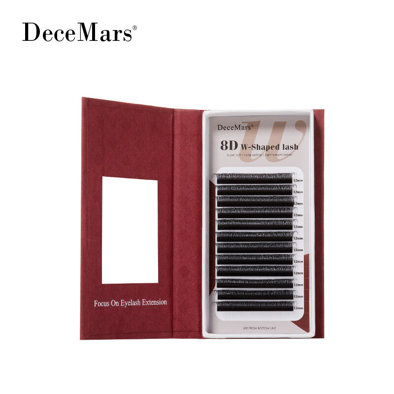 Dedemars 8D - W Shape Eyelash Extension (12Line/Tray)