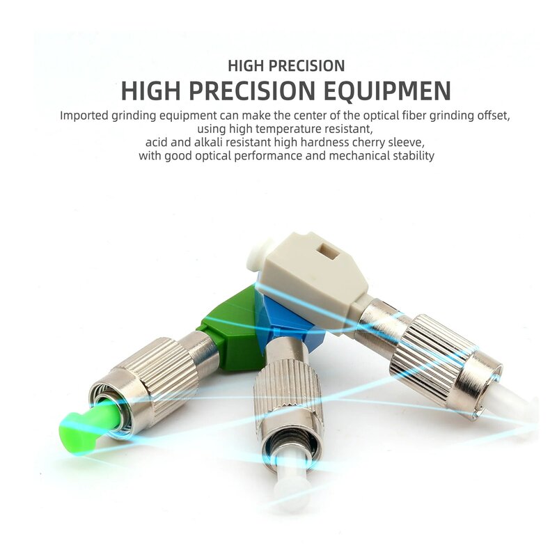 Kelushi localizador visual de falhas medidor de potência óptica 2.5mm a 1.25mm fc para lc híbrido único modo adaptador de fibra óptica