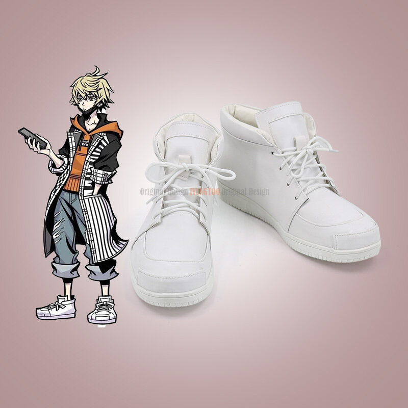 Rindo Anime Characters Shoes, The World Ends with You, Cosplay Boots, Party Costume Prop