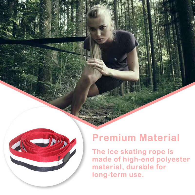 Speed Roller Skating Training Belt Polyester Pull Rope Adjustable String