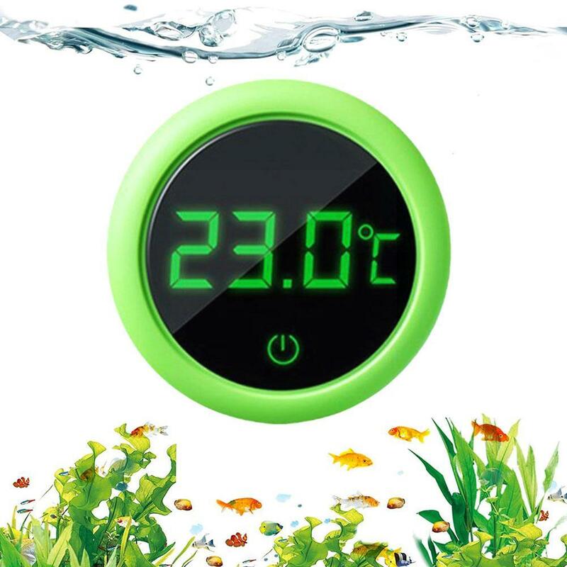 Fish Tank Thermometer Aquarium Water Temperature Measurement The High-precision Inside Digital Diving Temperature Tank LED J7K9