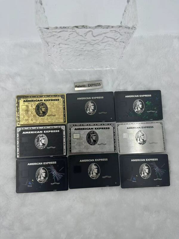 Personalizado gravado metal busins cartão, OE, Custo, Dign logotipo, em branco
