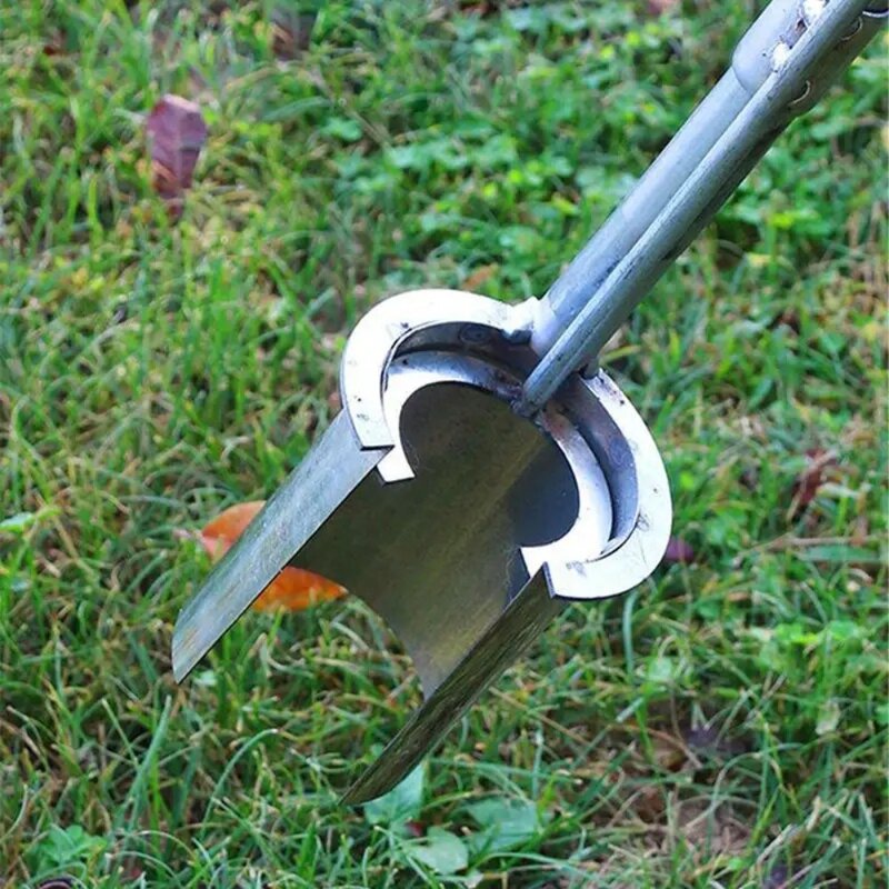 Planting Tool Transplanting Puncher Easy to use Transplanter Stainless Steel Soil Sampler Handheld Garden Planter Tool Outdoor