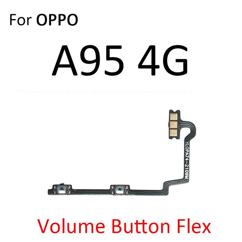 Power On Off Mute Switch Control Key Lautstärke taste Flex kabel für Oppo A94 A95 A96 A97 4G 5G Ersatzteile