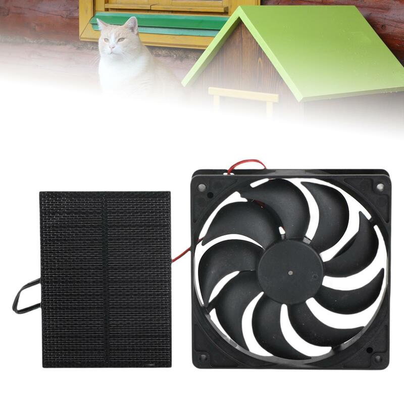 Mini ventilateur à panneau solaire USB, 62 ventilateurs, rafraîchit chirurgicalement pour chien, maison jetable, étanche, ventilateur d'accès solaire, extracteur d'air