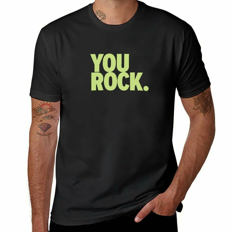 Весенняя зеленая футболка You Rock Pastel, эстетическая одежда, простые тяжелые футболки, милая одежда, мужские футболки для чемпионов