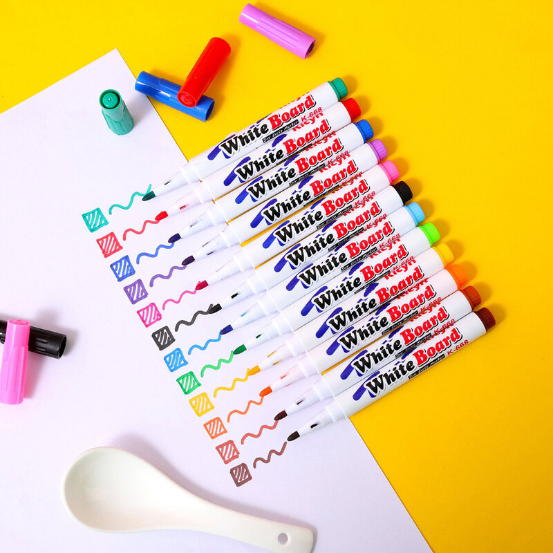 Magiczna woda długopis do malowania kolorowe markery długopis unoszące się pióro atramentowe kojce do wody dla dzieci Montessori zabawki do wczesnej edukacji