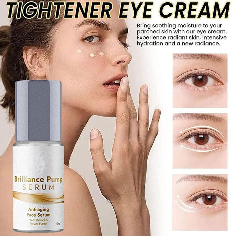 Siero per gli occhi antietà da 15ml migliora le linee degli occhi rimuovi la pelle essenza per gli occhi occhiaie idratante K6I6
