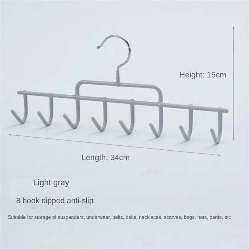 Appendiabiti per sciarpa pratico per uso domestico facile da riporre ferro forte capacità portante portachiavi gancio per cintura semplice