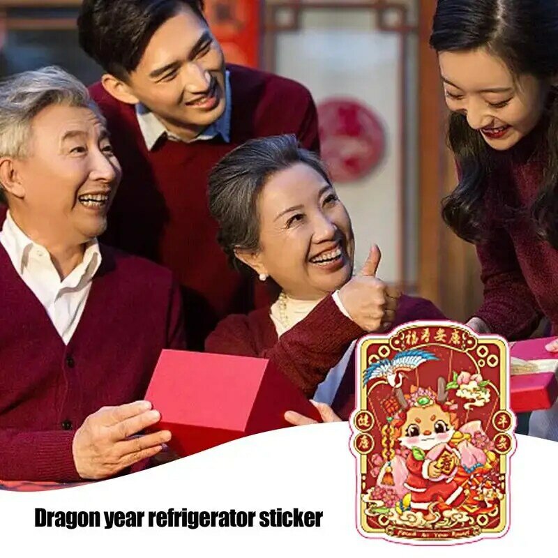 Chinesische Neujahrs dekoration Gott des Reichtums Kühlschrank magnetische Aufkleber Kühlschrank Magnete Reichtum Symbol Raum dekor