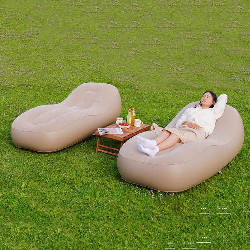 Взрослые Пары воздушный диван-кровать ленивый Романтический пляжный воздушный диван для улицы пикантный Природный спальный диван для кемпинга Relexing складной воздушный диван