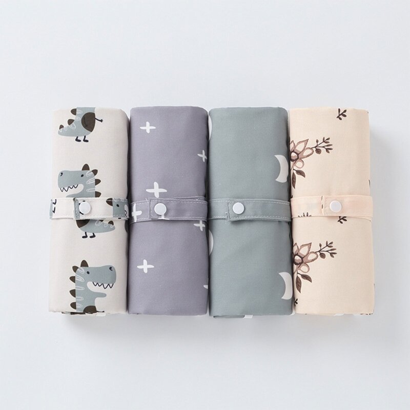Компактный пеленальный коврик для ручного шитья, мягкий коврик для пеленания подгузников для детей 1, 2, 3 лет, унисекс