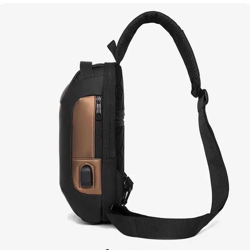 Männer Mode Multifunktions-Umhängetaschen Umhängetasche auf Schulter Reise Schulter tasche Pack Messenger Pack Brusttasche für Männer